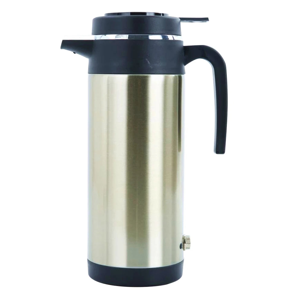 1200 ML Car Hot Kettle Portable Water Heater Large Capacity 12/24 V 120/240 W Fast Boiling for Coffee Tea Drinks for Travel Home