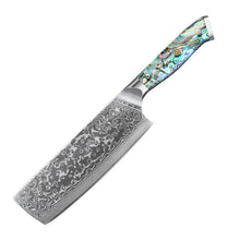 1-7 PCS Kitchen Chef Knife Set Super Sharp Japanese Damascus Steel knife Professional Meat knife Premium Kitchen cooking tools