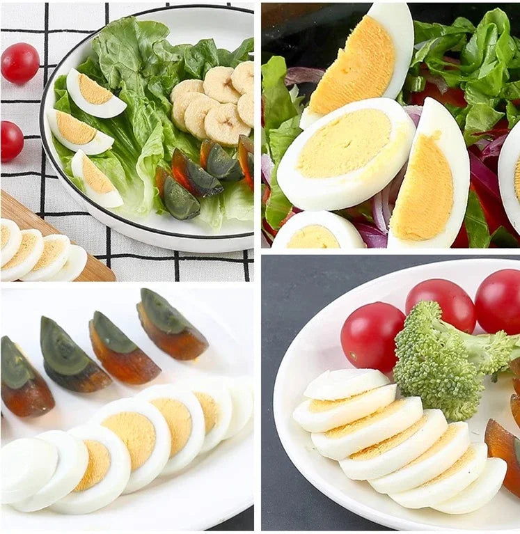 Multifunctional Egg Cutter Stainless Steel Egg Slicer Sectioner Cutter Mold Flower-Shape Luncheon Meat Cutter Kitchen Gadgets