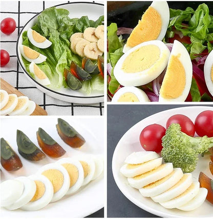 Multifunctional Egg Cutter Stainless Steel Egg Slicer Sectioner Cutter Mold Flower-Shape Luncheon Meat Cutter Kitchen Gadgets