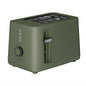 Thyme & Table 2-Slice Toaster, Extra-Wide Slots with Removable Crumb Tray, Sand White