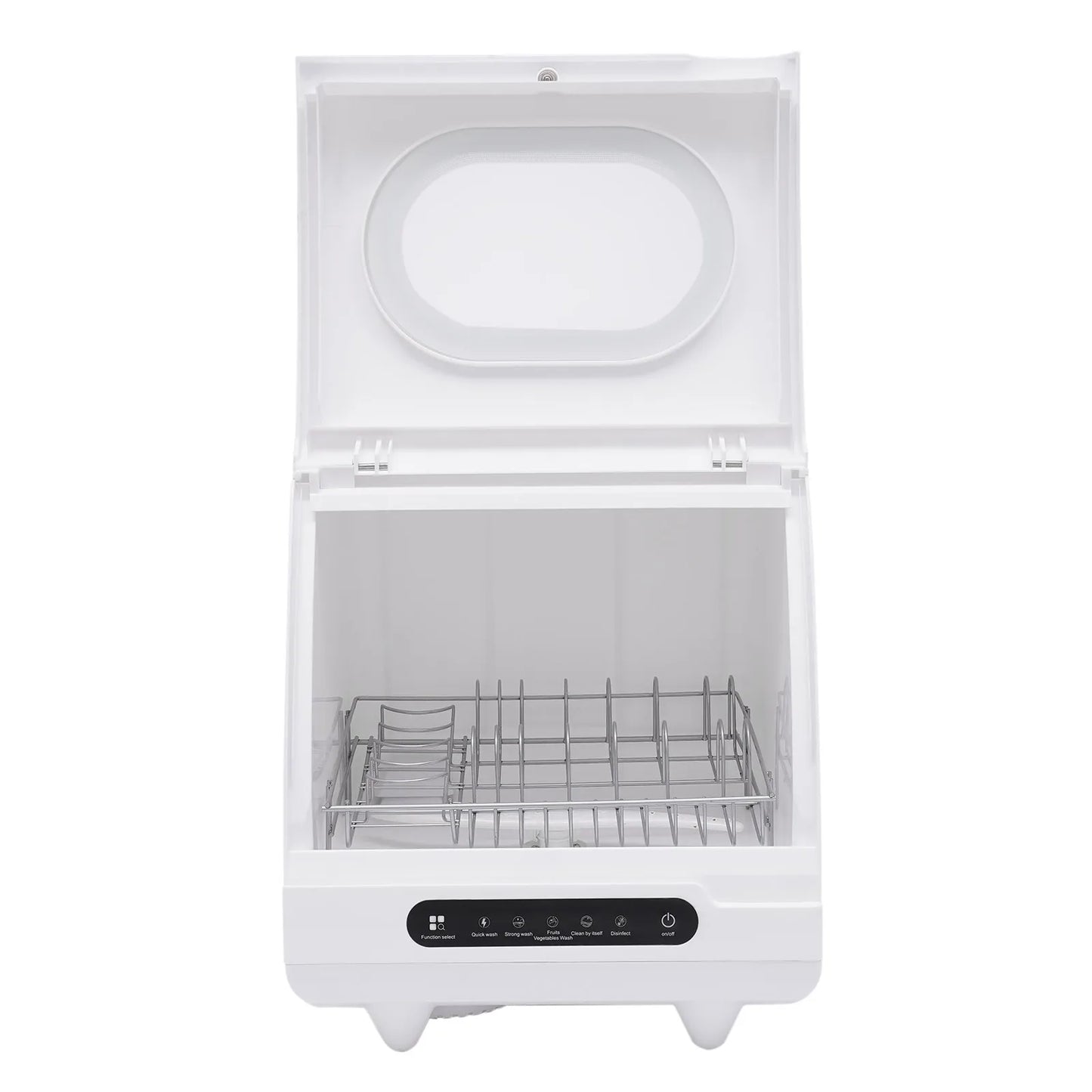 Portable Countertop Dishwasher Compact Dishwasher Mini Countertop Dishwasher 15.74*15.74*17.71in High-Temperature Water Twelve High-Performance Spray Jets Low Noise For Home Apartment Camper Rv