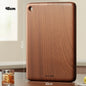 JUSTINLAU 4 Sizes Square Wood Cutting Board Ebony Household Antibacterial and Mildew Proof Fruit Meat Vegetables Chopping Board