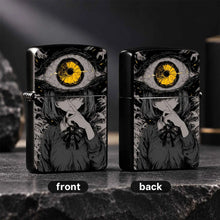 Dark Style One-Eyed Girl Art Illustration Lighter, Trendy Unique Vibe Portable Daily Essential, Distinctive Subculture Design Niche Collectible, Multi-Scene Practical Gift Choice, High Recognition Creative Portable Practical