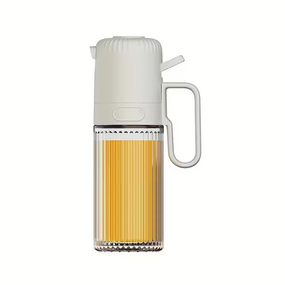 Glass Oil Sprayer Bottle,250ML Cooking Oil Dispenser Bottle For Kitchen Portable Reusable Bottles，For Air Fryer , Kitchen