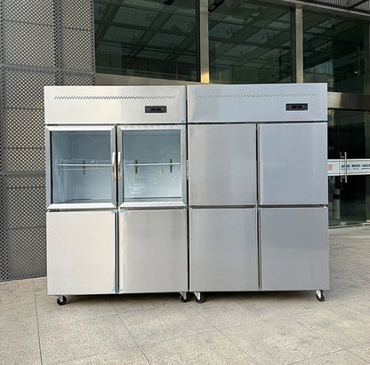 Rebirth Large 500 L 1000 L 1500 L 6 Doors 4 Door Commercial Kitchen Equipment Fridge Refrigerator