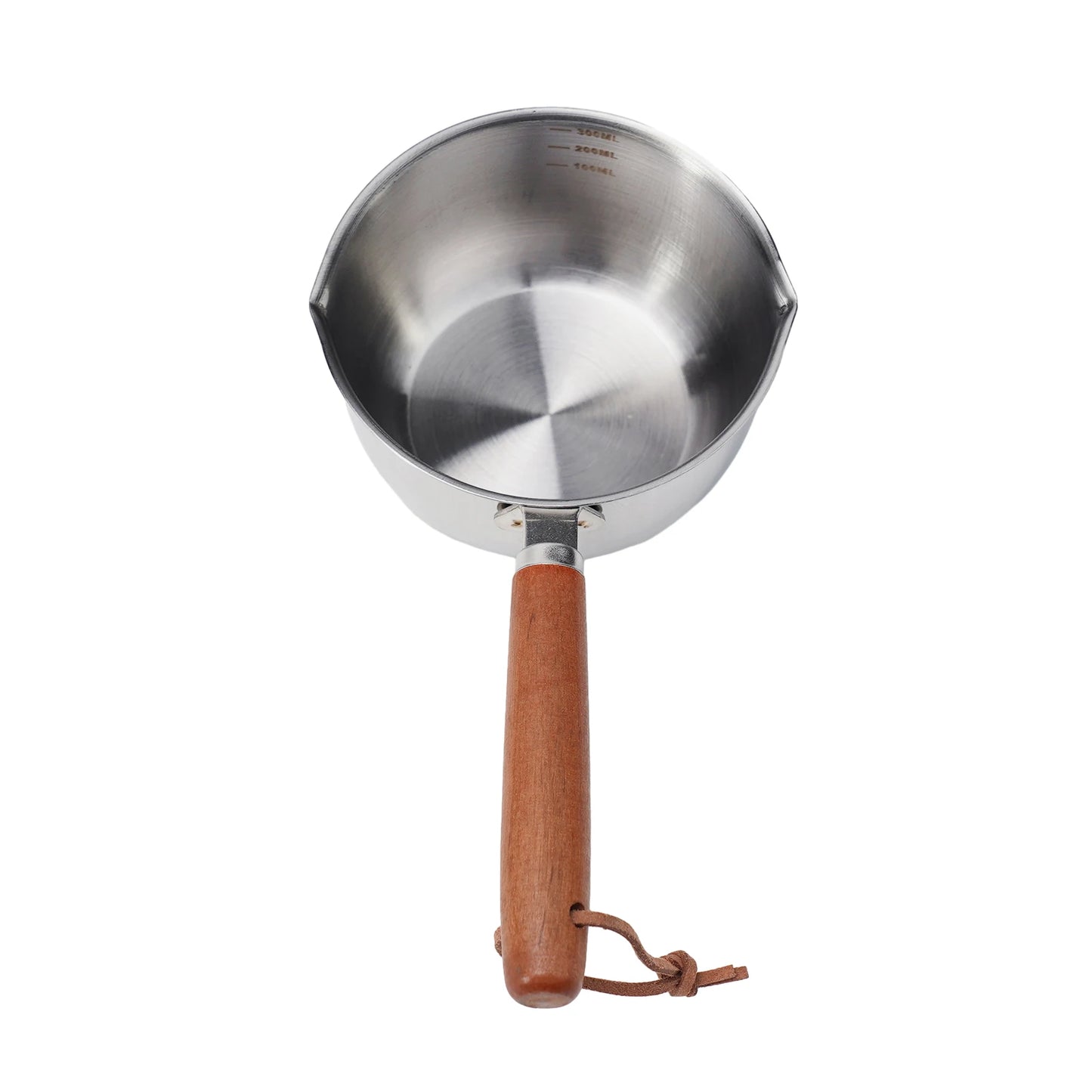 1pc 150/300/500ML Stainless Steel Mini Frying Pan Hot Oil Pan Hot Sauce Small Pot Cooking Butter Melting Pot Kitchen Supplies