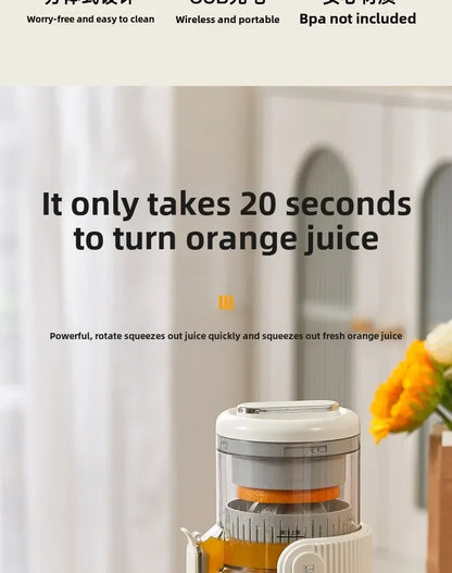 Large-Diameter Orange Juicer Juice And Pulp Separator Home Tea Shop Vegetable Fruit Juicing Machine for Kitchen Use