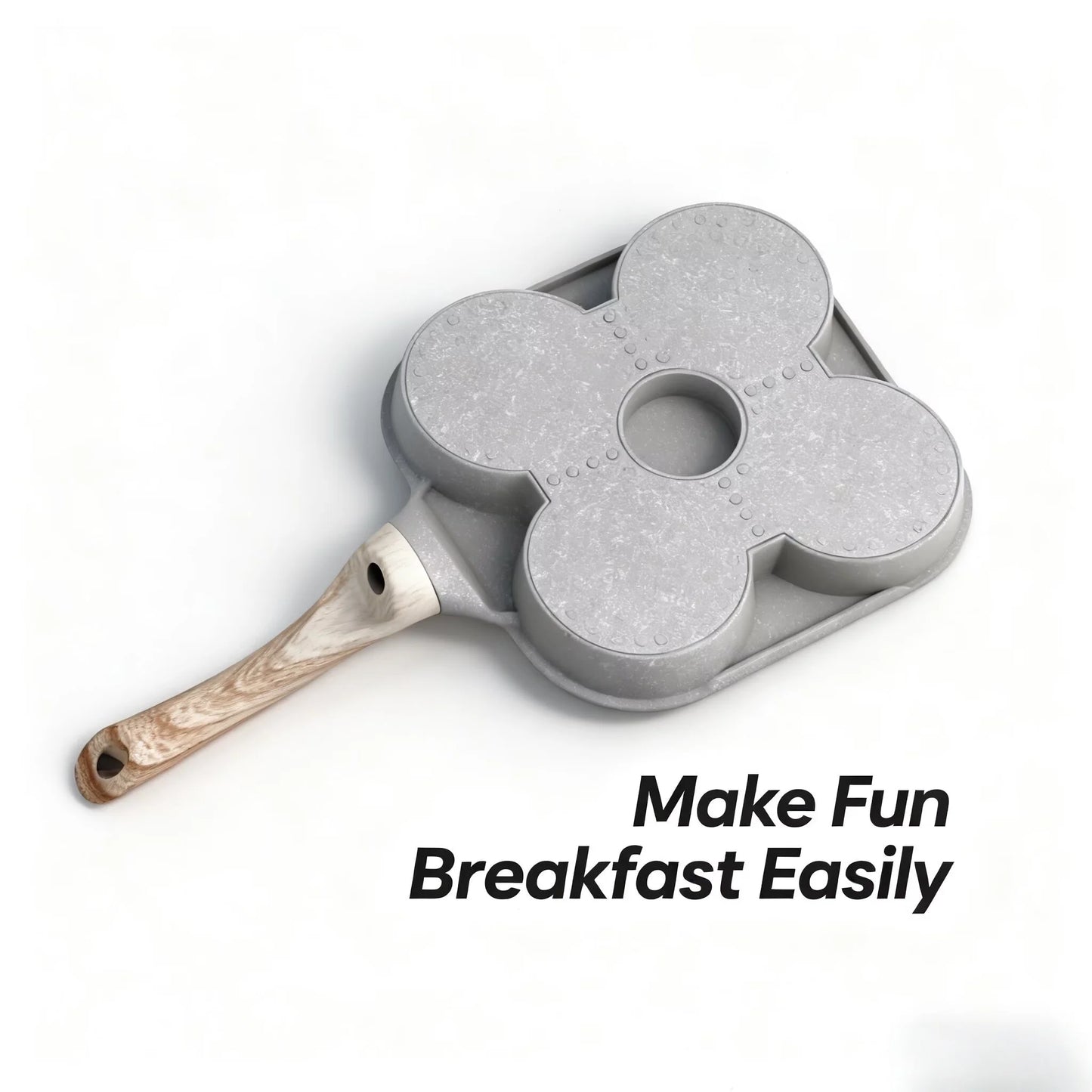 4-hole frying pan breakfast pan nonstick egg hamburger pancake fried egg artifact steak pot