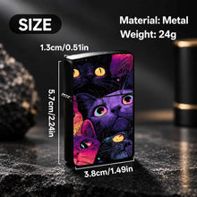Vibrant Starry Cat Pattern Portable Lighter Stylish Creative Versatile Daily Use Accessory Ideal For Outdoor Home Scenes Thoughtful Unique Gift For Friends And Cat Lovers Chic Eye-Catching Practical Carryaround Item For All O