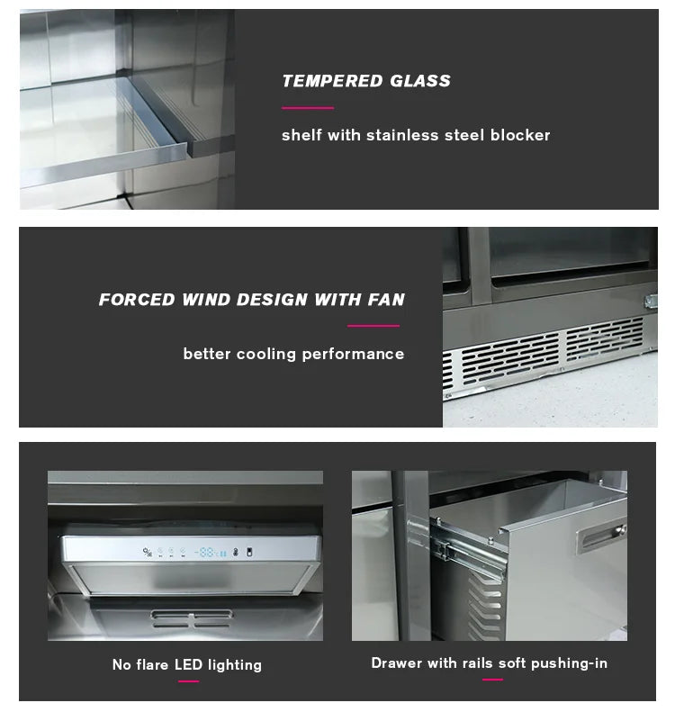 2025 BCD-355WQB Best-Selling Built-In Refrigerator-Freezer - 355L Home Appliance with Premium Cooling Performance