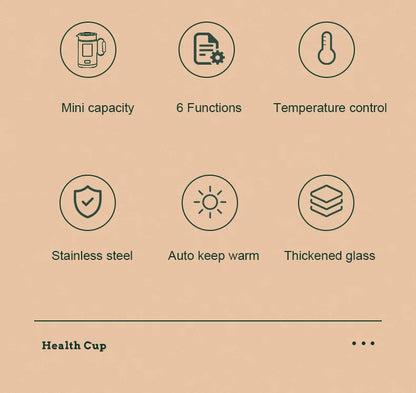 Health Pot Multifunction Electric Kettle With Temperature Control Water Boiler 600ml Mini Electric Kettle Smart Portable Tea Pot