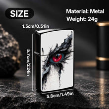Dark Fantasy Dragon Eye Lighter, Striking Red Pupil Art Pattern Portable Igniter, Unique Stylish Accessory For Daily Use, Outdoor Camping, Candle Lighting, Birthday Party Decor, Exquisite Distinctive Gift For Fantasy Art Love