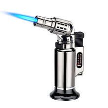 Butane Torch Gas Lighter Metal Windproof Portable Flamethrower Outdoor BBQ Cooking High Flame Welding Torch Ciagr Ignition Tool