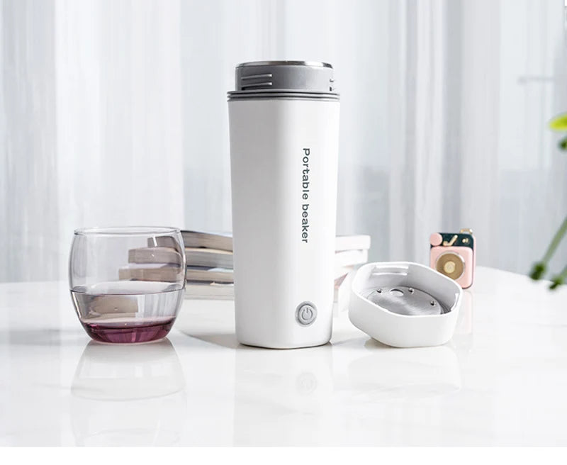 220V 110V 24V 12V Car Home Electric Thermos Bottles EU US UK Plug Portable Outdoor Travel Boil Water Coffee Flasks Kettle