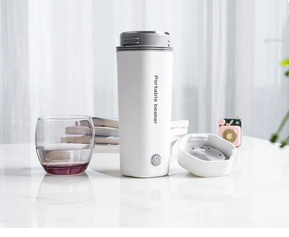 220V 110V 24V 12V Car Home Electric Thermos Bottles EU US UK Plug Portable Outdoor Travel Boil Water Coffee Flasks Kettle