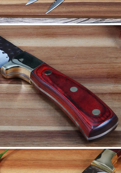 Forged Boning Knife Original Design block chef cooking 3 pieces stainless steel kitchen knives kitchen knife set for kitchen