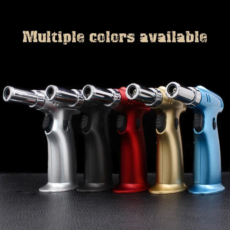 Butane Gas Jet Cooking Kitchen Lighters with Safety Lock, 1300 Degree Torch, Cigar, Dessert Cream, Barbecue, Welding Gadget