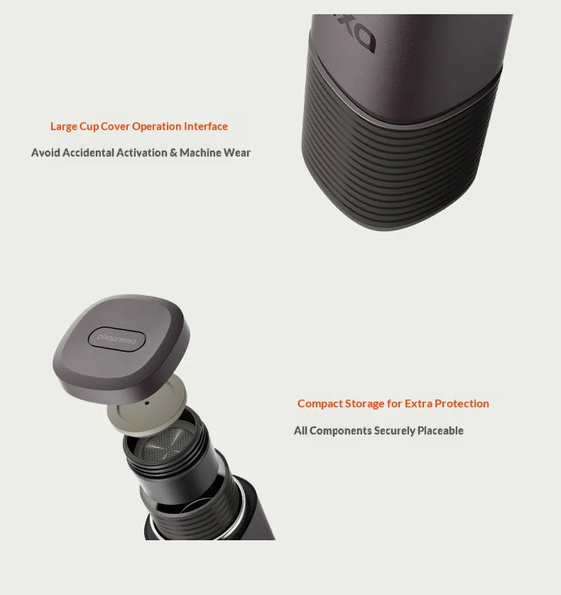 Wacaco Pixapresso Portable Electric Espresso Coffee Capsule Machine Battery Powered For Outdoor Camping Hiking Travel Home Cafe