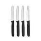 Steak Knives Set of 4/6/8 Stainless Steel Serrated Round Tip Fruit And Vegetable Paring Baking Toast Serrated Bread Knives