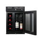Electric Gas Dual Zone Wine Refrigerator Stainless Steel Built-In Cabinet Constant Temperature Eco-Friendly for Household Use