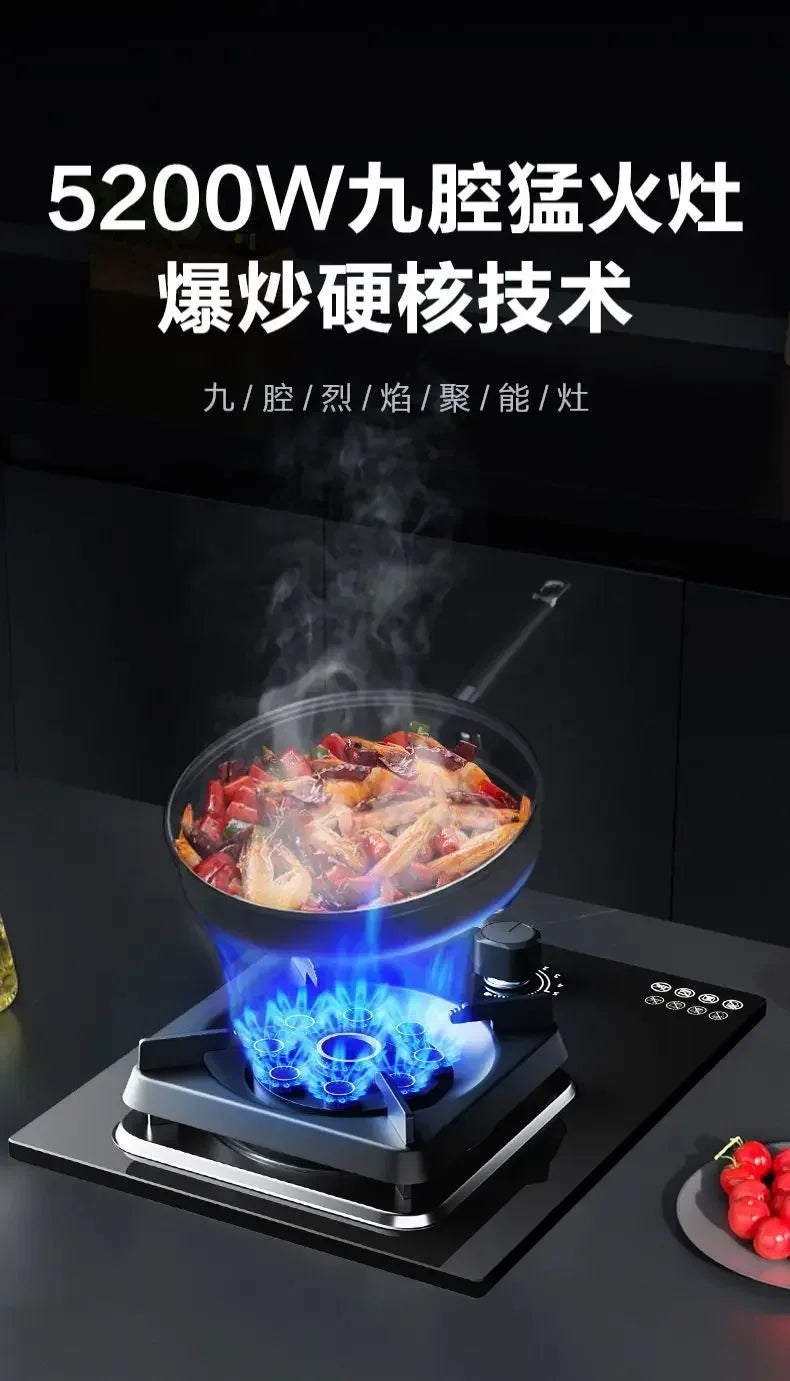 【hot item】Single Stove Household Desktop Gas Stove For Liquefied Natural Gas Embedded Single Eye Stove