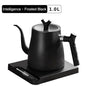 TINSOL 1L Electric Gooseneck Kettle, Manual Brewing Coffee Pot, Smart Teapot, Temperature Control Kettle, 1200W Fast Heating