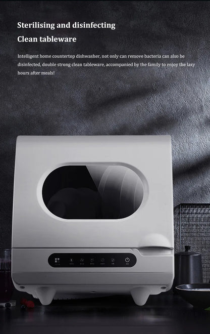 Customizable Smart Built-in Mini Dishwasher Fully Automatic 4 Sets Capacity Class Energy Efficient Easy Install for Household