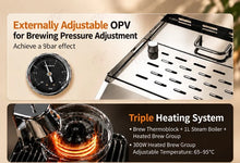 STLF  Hot Selling 58mm Home Espresso Maker, Triple Heating System, Dual Pumps, Home Coffee Maker with Cold Brew Mode