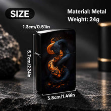 Creative Dual Snake Lighter Dark Bright Orange Contrast Art Texture Ornament Portable Atmosphere Accessory Practical Gift For Home Outdoor Gatherings Friends A Humorous And Interesting Lighter