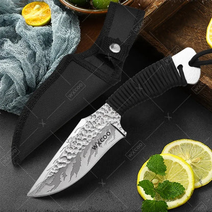 WXCOO Kitchen Boning Knife Butcher's Cutting Knife Slicing Meat Cleaver Full Tang Handmade Forged Knife Kitchen Accessories