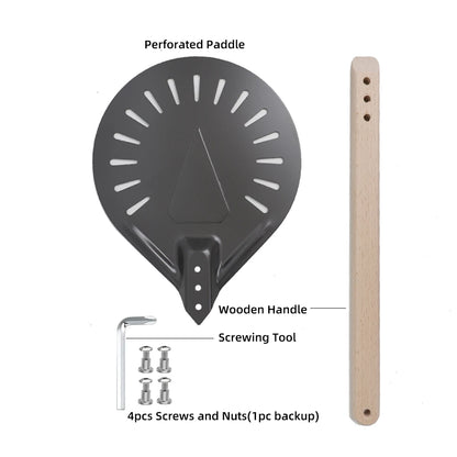 7 8 9 10 Inch Long Pizza Peel AdjustableTurning Shovel Spatula Baking Tool  Kitchen Utensils Nonstick Big Pizza Turner for Oven