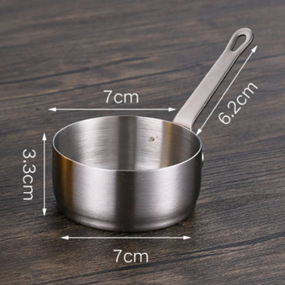 60/80/100ml Mini Sauce Pan Pot Gravy Stainless Steel Milk Pot Mini Sauce Pan Non Stick Small Saucepan