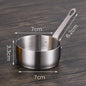 60/80/100ml Mini Sauce Pan Pot Gravy Stainless Steel Milk Pot Mini Sauce Pan Non Stick Small Saucepan