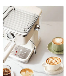 Italian Semi-Automatic Coffee Machine High-Pressure Home Office Use with Concentrated Steam Milk Frother