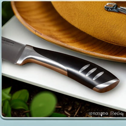 Premium 8-piece German 1.4116 Stainless Steel Kitchen Knives Sets Double Forged Full Tang Chef Knife Set With Rubber Wood Block