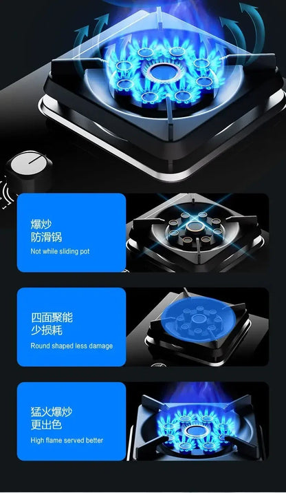 【hot item】Single Stove Household Desktop Gas Stove For Liquefied Natural Gas Embedded Single Eye Stove