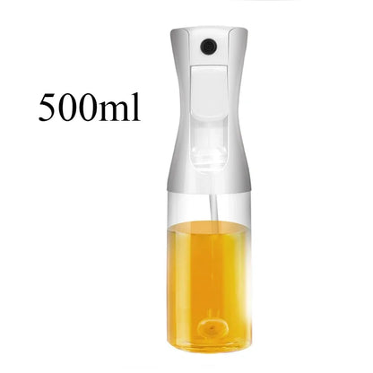 1pc Black Transparent Oil Spray Bottle for Cooking Kitchen Olive Oil Sprayer for Camping BBQ Baking Vinegar Soy Sauce