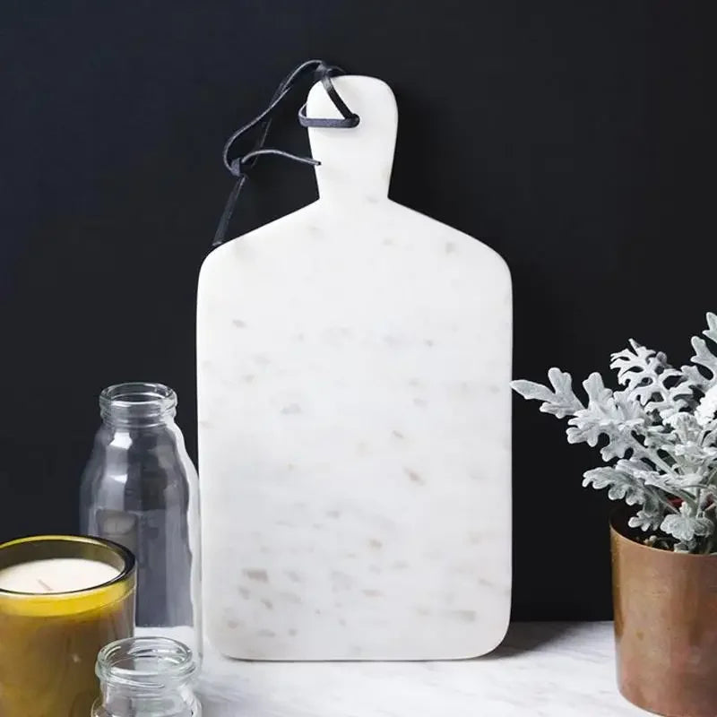 Marble Cutting Board Multi-Use Dessert & Cheesecake Tray Bread Chopping Board Stylish Fruit Storage Kitchen Tool