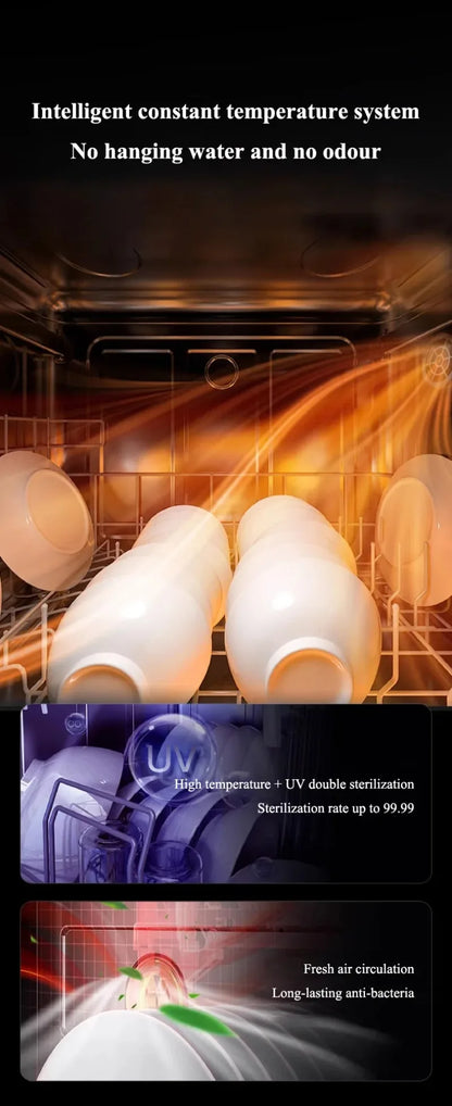 Dishwasher,Integrated Sink All-in-one,Kitchen Sink,Automatic Cleaning,Smart Home Appliance,Space-saving Efficient Dishwasher
