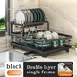 Dish Drying Rack Kitchen Adjustable Stainless Steel Cutting Board Organizer Dish Bowl Drainer Storage Rack Kitchen Utensils
