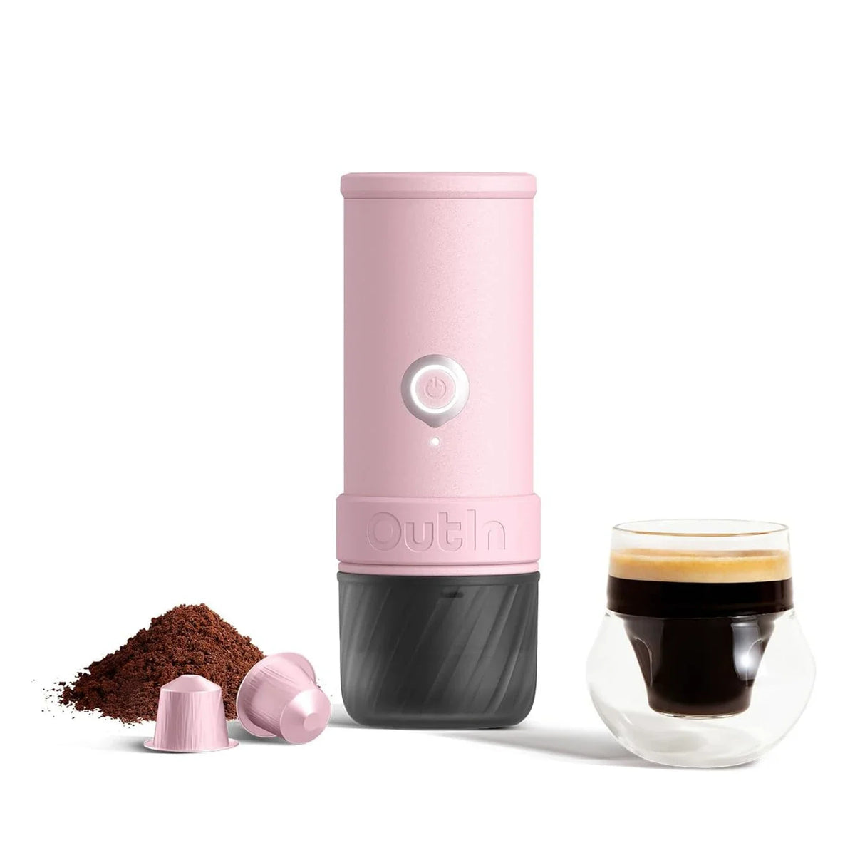 Outin Mino Portable Electric Coffee Maker Small Espresso Extraction Machine For Capsule Coffee Outdoor Travel Home Use