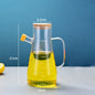 New Food-grade Oil Dispenser Bottle Large Capacity 900/1000ML Oil Storage Container Leak-Proof Glass Oil Pot Kitchen Tools