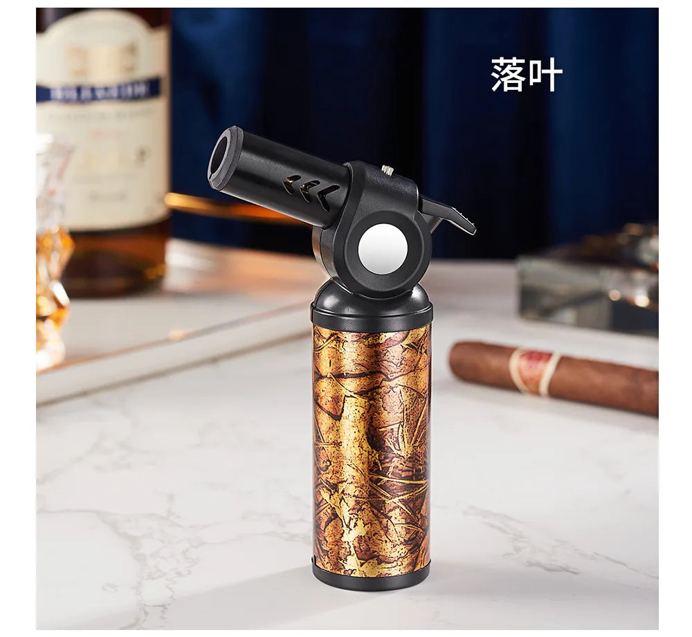 JOBON Metal Windproof Cigar Lighter Camping Kitchen BBQ Baking Tool Welding Gun Turbine Torch Lighters smoke accesoires