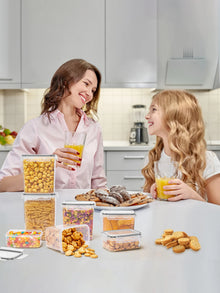 24/48pcs, Sealed Food Storage Containers with Lids - Lunch Boxes Ideal for Organizing and Storing Grains, Rice, Pasta, Tea, Nuts