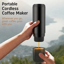 Portable Espresso Coffee Machine 3-in-1 Capsule Coffee Maker for Car Home Camping - Compact Travel Espresso Machine