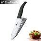 Ceramic Knives Set Kitchen knives 3 4 5 6 inch Chef knife +peeler with holder white zirconia blade Multi-color Handle