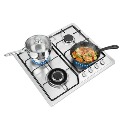 Clearance Sale Powerful Sealed Burners Gas Stove Safety Auto-Shutoff Cooktop with 4 Nozzles for Home Restaurant Cooking