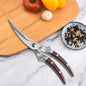 1PC，Multi-Functional Kitchen Scissors Chicken Bone Scissors Non-Slip Handle Chicken Wings Fish BBQ Scissors Kitchen Stuff