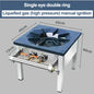 Kitchen Cooktop Stove Energy-Saving Gas Stove Commercial Household Single Gas Stove Dual Ring LPG/Natural Gas Short Footed Stove